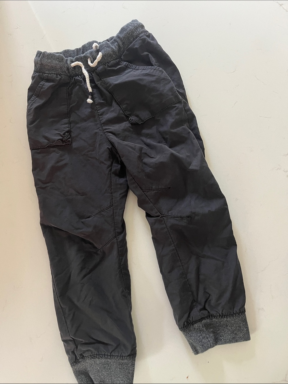 Cat & Jack Black Elastic-Waist Jogger Pants